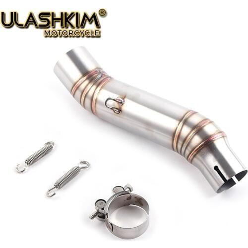 Free shipping Motorcycle Exhaust middle pipe for HONDA CBR400 CBR500R 2013-2015 CB400 CB500X 2013-2016 or CBR300 CBR300R Slip On