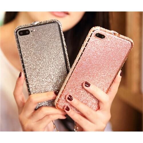 Rhinestone Metal Bumper Case Glitter Diamond Phone Cover For iPhone SE 2020 6S 7 8 Plus X Xr Xs 11 12 Pro Max 12 Mini Case Funda