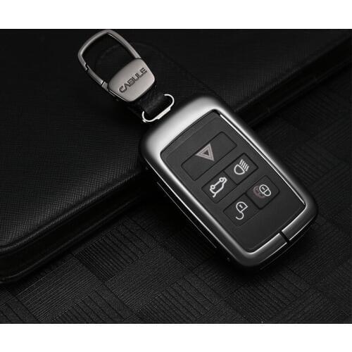 Aluminium Alloy Key Cover Key Shell Key Case Holder For Land Rover Range Rover Sport Evoque Velar Discovery 5 2018 2019 2020