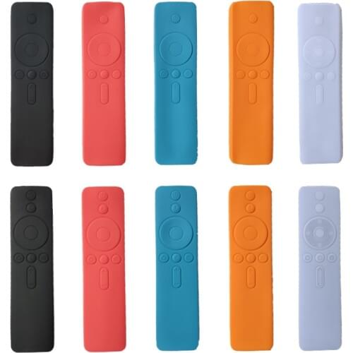 1 IR Button 2 Voice Control Buttons Remote Cover Case for Xiaomi 4A 4C 4S Dustproof Silicone Protective Case for Set-top Box 4