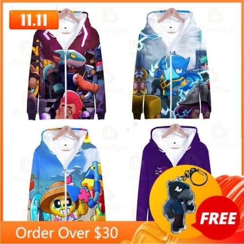 3 To 14 Years Kids Boys Girls 3D Browlers Cartoon Heroes Hoodie Cartoon Browlers Hoodie Kids Hoodie Birthday Gift