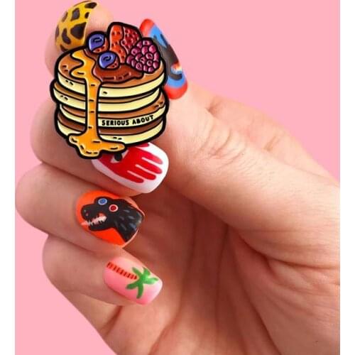 Pancakes Enamel Pin Lapel Pin Badge Brooch