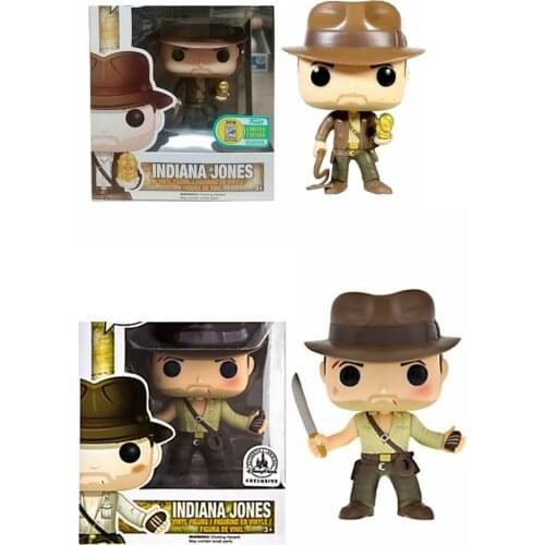 INDIANA JONES 199# 200# Vinyl Action & Toy Figures Limited Edition Collectible Model 10cm Toy for Children
