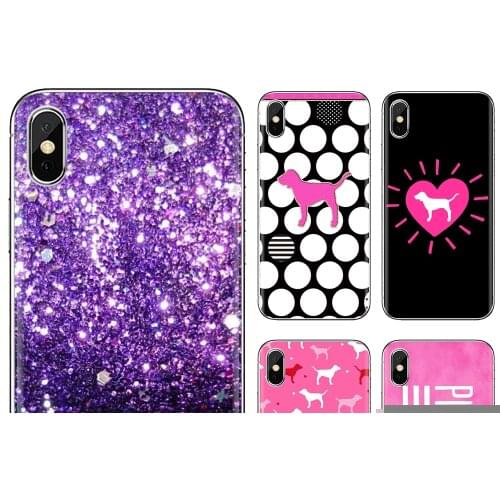 PINK VS Brand NEW LOVE PINK Soft TPU Phone Cover For Huawei Y6 Y5 2019 For Xiaomi Redmi Note 4 5 6 7 8 Pro Mi A1 A2 A3 6X 5X 7A