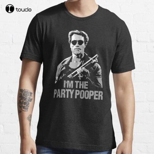 New John Kimble Party Pooper T-Shirt Cotton Men Tee Shirt