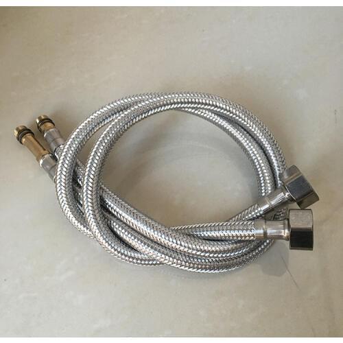 Washbasin Into The Sink Sink Faucet Hose Soft Connection single-headed Tip Stainless Steel Braided Tube
