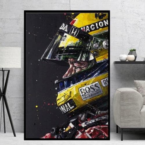 Formula Legend Star Champion Race Car Modern Canvas Painting Vintage Poster and Prints Wall Art Picture for Room Home Decoration