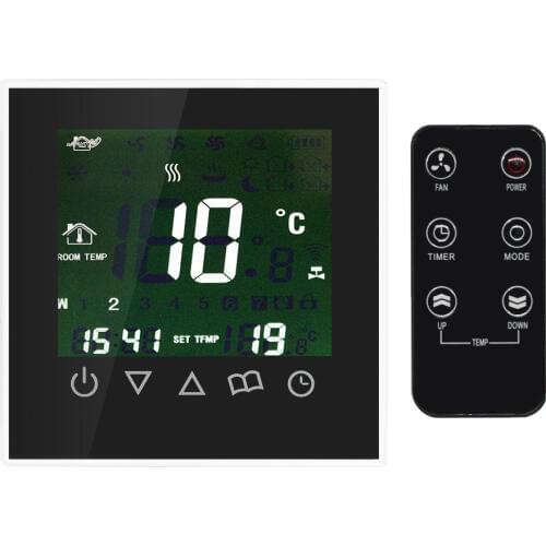 Programmable thermostat Room Temperature Controller with heating sensor radio control LCD Touch Screen water Heating Weekly
