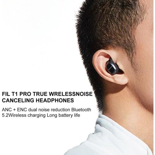 T1Pro Bluetooth 5.2 Earbuds 4.3g Ultra-light TWS Wireless Earphones 4 Mics Noise Reduction In-Ear Headphones For Android/iOS