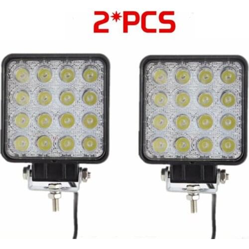 IP67 Work Lights Parts Replacement 10-30V DC 110x110x37mm 3520LM 42mm Auto