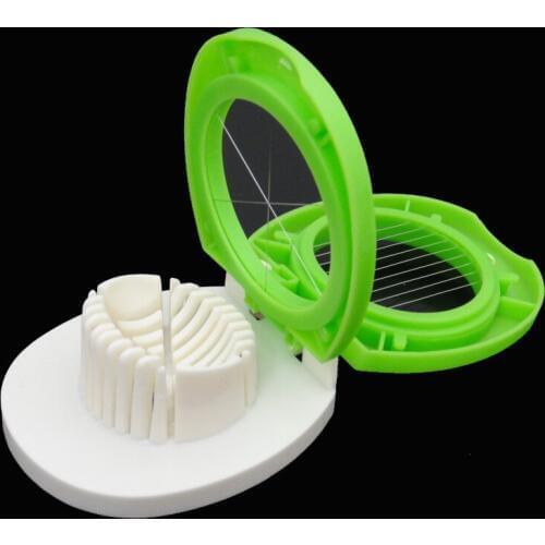 1PC Kitchen Tool Plastic Peeler Lovely Egg Slicer Cutter Mushroom Chopper Fruit Wedge Tools LB 525