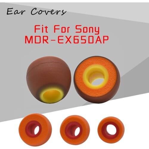 Earplugs For Sony MDR-EX650AP MDR EX650AP Earphone Ear Buds Replacement Headset Ear Pad PU