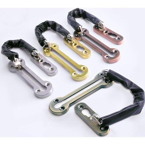 Stainless Steel door chain Electroplated multiple colour lock door chain for Various door chain easy to install Security burglar