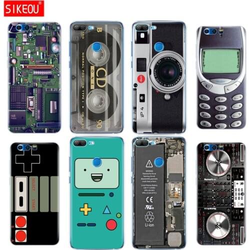 Cover phone case for huawei honor 9 honor 9 lite soft tpu silicone back cover 360 full protective printing transparent coque