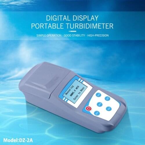 Digital Turbidimeter Turbidity Meter Liquid Water Quality Turbidity 0-200 NTU 0.1 NTU ZD-2A LED Display Smart
