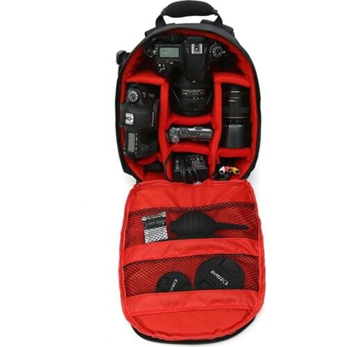 Coloful Waterproof Multi-functional Digital DSLR Camera Video Bag Small DSLR Nikon Canon Camera Backpack for Photographer