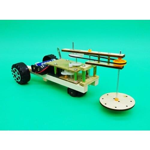 DIY Technology STEM Maker Education Sweeping Robot Electric Car education hands-on assembling model