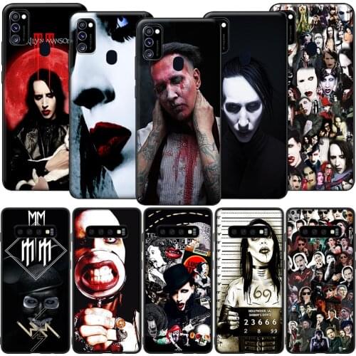 GX131 Marilyn Manson Case for Samsung A6 A7 A8 Plus A9 A10 A20 A30 A40 A50 A60 A70 A01 EU A11 A21S A31 A41