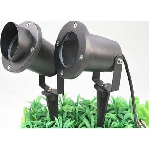 IP65 Outdoor Garden GU10 220V 110V LED Lawn Spike Light Pond Path Landscape Spot Light Bulbs