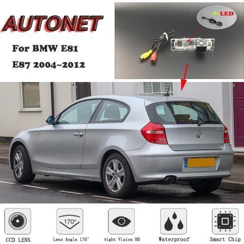 AUTONET HD Night Vision Backup Rear View camera For BMW E81 2007~2012 For BMW E87 2004~2011 3D 5D hatchback/license plate camera