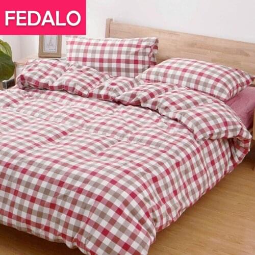 Japanese style bedroom four-piece set without printing simple quilt cover bed sheet pillowcase Nordic ins bed three-piece set