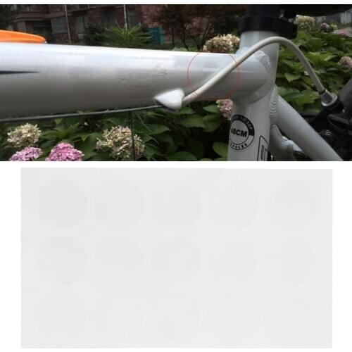 Bike Bicycle Sheet Bike sticker 15Pcs Anti Scratch Sheet Bike Bicycle Frame Protector Transparent Stickers