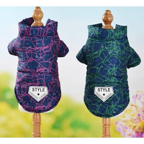 2020 Autumn Winter New Pet Dog Clothes Small Medium-sized Dogs and Cats Thickened Warmth and Down Jacket Cold-proof Down Jacket