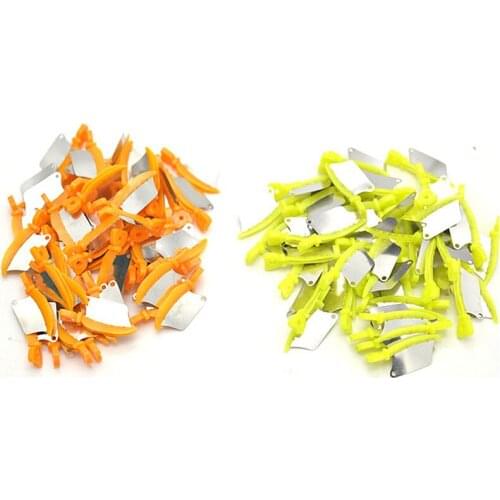 New Dental Wedge Knife Prime Teeth Interproximal Plastic Wedge Knife with Dental Stainless Steel Matrix 50 Pcs/box