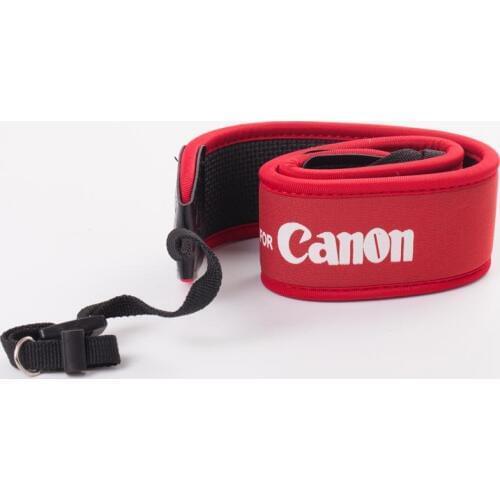 Red Neoprene Shoulder Neck Strap for Canon Camera for EOS 5D 7D 60D 300D 400D 550D 1000D 1100D DSLR