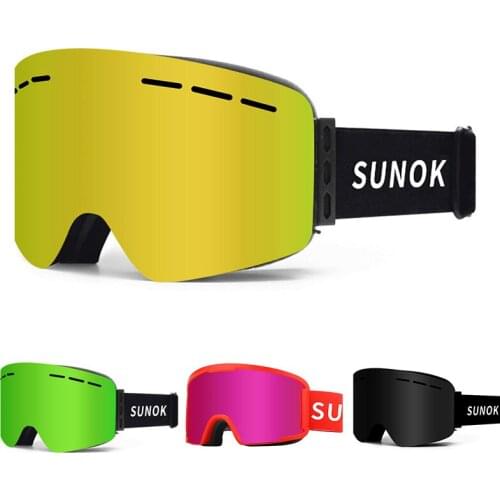 Professional Double Layers Ski Glasses Men Women Anti-fog Snow Skiing Goggles UV Protection Winter Sport Snowboarding Eyewear