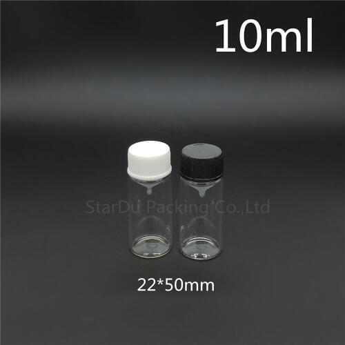 480pcs/lot diameter 22mm 10ml glass bottle Plastic cap for vinegar alcohol, carft/storage candy bottles