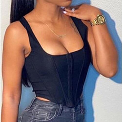 Slim Women Top Shoulder Strap Sleeveless Comfortable Women Solid Color Slim Vest for Dating Slim Vest