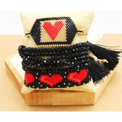 ZHONGVI MIYUKI Bracelet For Women Love Jewelry Friends Pulseras Mujer 2020 Bracelets miyuki joyeria Gold Stainless Steel Beads