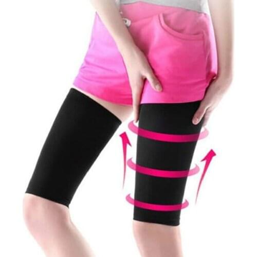 1pair Weight Loss Calories off Compression Arm Leg Shaper Sleeve Varicose Veins Support Tennis Fitness Elbow Socks Slimming Wrap