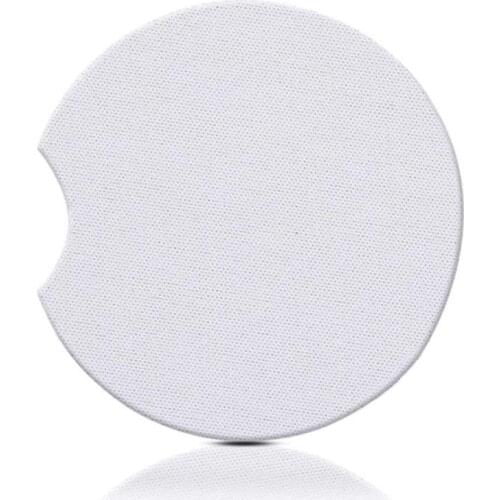 300pcs-1000pcs Blank sublimation Neoprene Car Coasters Cup Mats Cup Holder Pad Car Accessories For Car Kitchen SN3628