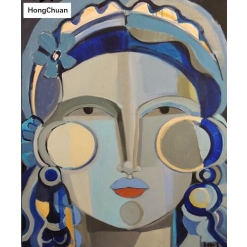 Abstract Glasses Girl Diamond Embroidery 5D DIY Diamond Painting Square/RoundDiamond InlaidRhinestone PictureMosaic Cross Stitch