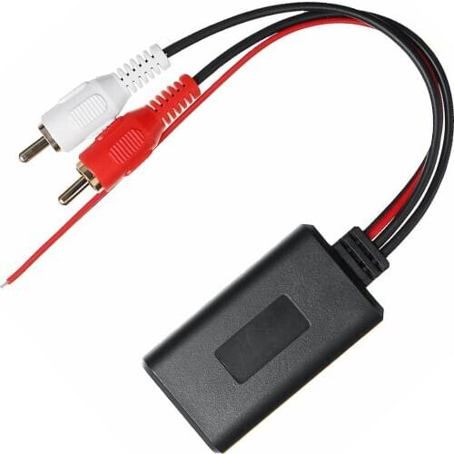 Car bluetooth Wireless Connection Adapter Universal for Stereo with 2 RCA AUX IN Music Audio Input Wireless Cable for Truck Auto