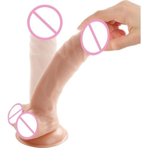Modi 8.3 Inch Female Beginner Big Dildo Strong Suction Cup Handsfree Realistic Penis Anal Butt Vagina Pussy Sex Toys For Couple