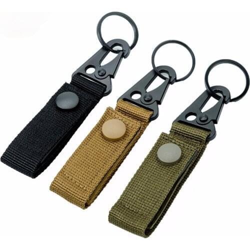 Bushcraft Carabiner High Strength Nylon Key Hook MOLLE Webbing