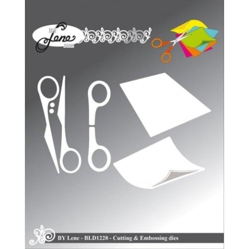JMCRAFT Small Scissors And Paper Metal Cutting Dies DIY Scrapbook Handmade Paper Craft Metal Steel Template Dies
