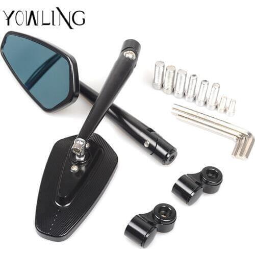 Moto Rearview Scooter Mirrors Motorbike Side Mirror Motorcycle Handlebar Rearview Mirror FOR YAMAHA XT600 TMAX 500/530 WR125X/R