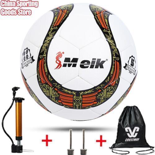 No.5 football, PU leather ball, training football, football match, free air pump + air needle + bag