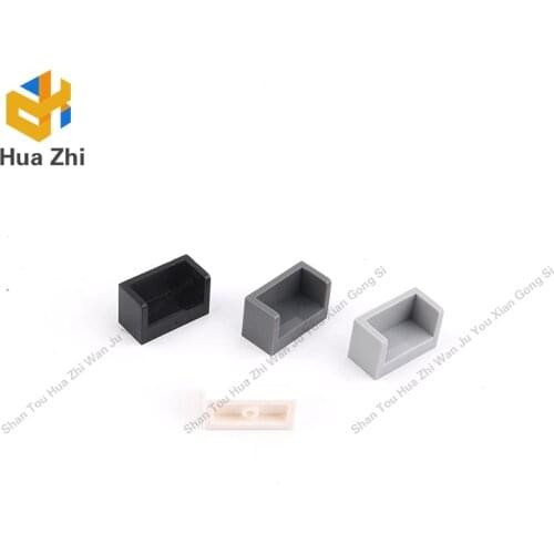 10PCS 23969 Panel 1x2x1 with Rounded Corners and 2 Sides Building Blocks Parts MOC DIY Education Build Toys Brick