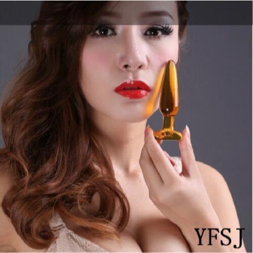 Hot Selling Glass Dildo Anal Sex Toy Adult Butt Plugs Sex products
