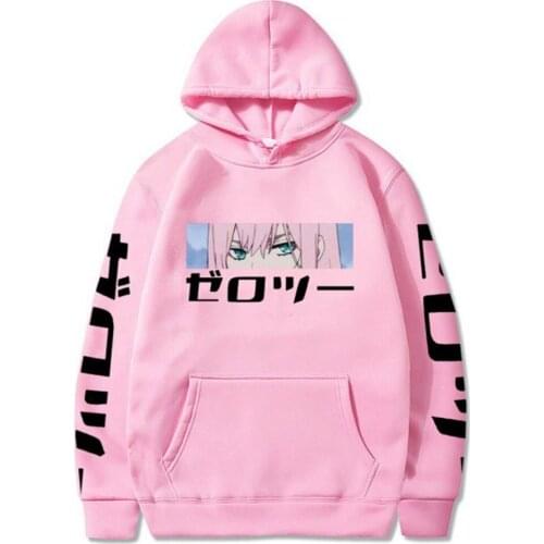 Darling In The Franxx Japanese Anime Men Women Unisex Hoodies Sweatshirts Zero Two Harajuku Hoodie Kawaii Hip Hop Clothes Men