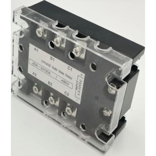 1Pieces JGX-3 D48100A 480VAC Three Phase 3 Phase DC AC Solid State Relay