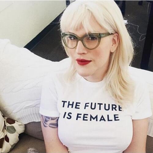 THE FUTURE IS FEMALE Women fashion t shirt feminist t shirt high quality casual girls top tees T shirt women rights t shirt