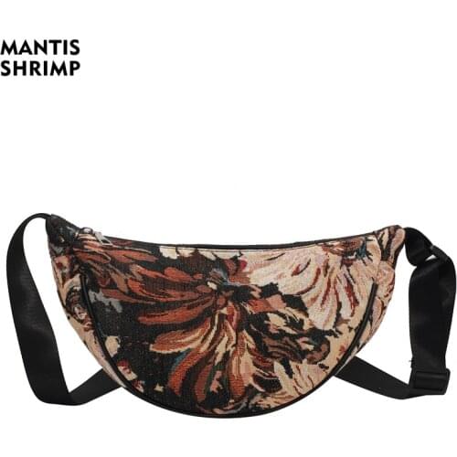 Women Bags Crossbody Bag for Women Designer Messenger Bags Fashion Shoulder Bags Ladies Handbags High Quality Vintage Floral Bag