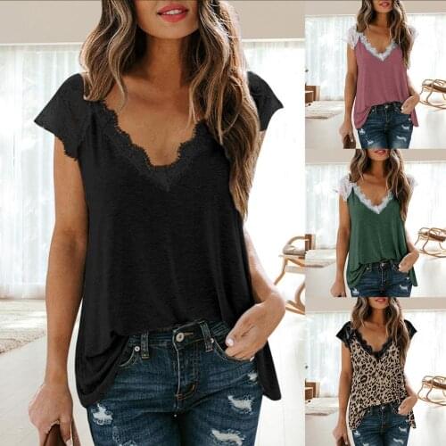 Women Loose V-neck Ladies Casual Embroidery Shirt Fashion Loose V-Neck Hollow Out Embroidery Shirt Ladies Casual Summer