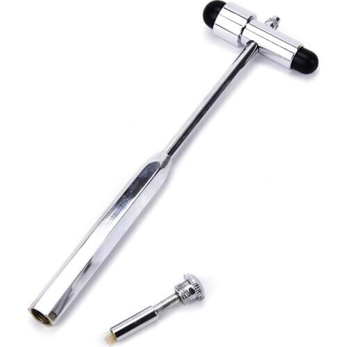 1pc Multifunctional Neurological Buck Hammer Percussor Diagnostic Reflex Dual Head Percussion Hammer Tool Kit